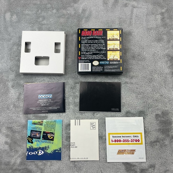 Road Rash Nintendo Gameboy Video Game BOX and MANUAL ONLY - Picture 3 of 8